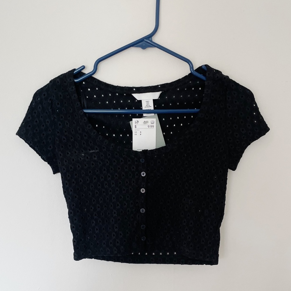 Black Crop Top